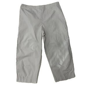 Van Heusen Women’s Capri Pants Size 10 Tan Stretch Cropped Casual